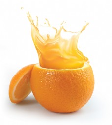 橙汁海报美味鲜榨橙汁
