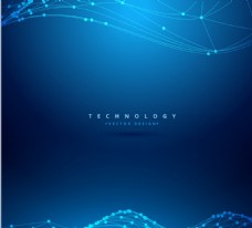 科技创意创意蓝色科技背景素材
