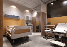 室内空间病房室内装饰设计医疗空间设计