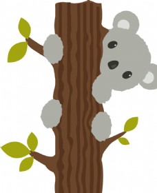 爱上树上的小熊