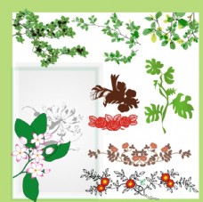 植物图案花纹植物花卉纹饰图案系列