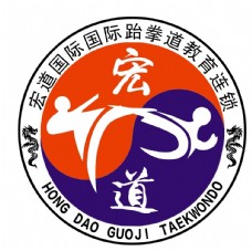 跆拳道logo标志设计