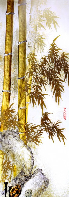 竹子装饰背景墙