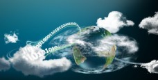 数字科技白云科技数字地球图片