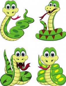 图片素材卡通蛇插画图片