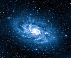 蓝色银河系图片