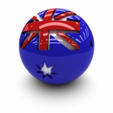 澳大利亚国旗球体图片