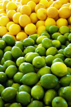 绿色水果黄色绿色柠檬水果图片图片