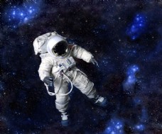 登月球的宇航员图片