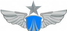 展板PSD下载空军标志设计下载