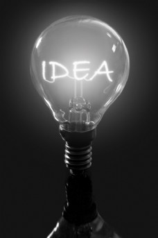 创新思维创意电灯泡图片
