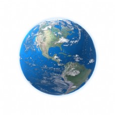 一个蓝色地球图片
