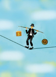 金融商业商业金融插画素材图片