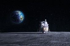 月球表面科学研究登录月球图片