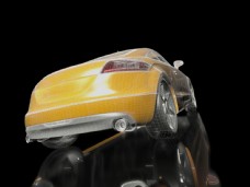 跑车3D汽车设计图车尾图片