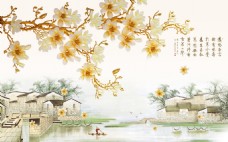 中式复古装饰墙