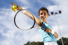 女子运动女子网球运动员图片