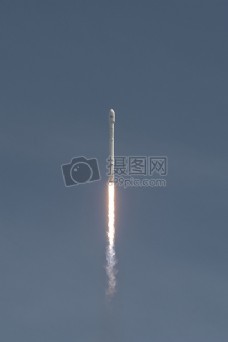 火箭发射, Spacex公司, 升空, 启动, 火焰, 推进, 空间, 火箭