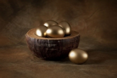 木碗里的金蛋图片