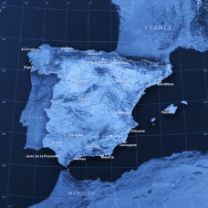 西班牙葡萄牙地图图片