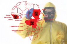 埃博拉分布图图片