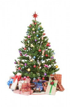 圣诞树与圣诞礼物图片