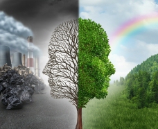 地球日环境变化和全球变暖及雾霾环境设