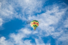 天空探险天空飞行自由探险热空气气球