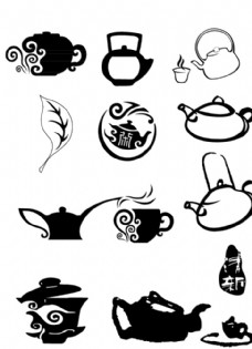 字体模板茶文化
